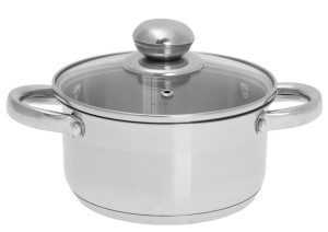 Garnek Z Pokrywką Stalowy Garnuszek Z Pokrywką1,5l