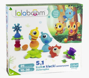 Lalaboom 61679 Zwierzęta leśne 25 elementów