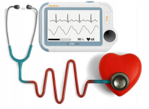 Monitor zdrowia Checkme PRO. EKG Holter Pulsoksymetr Termometr Bluetooth Ap