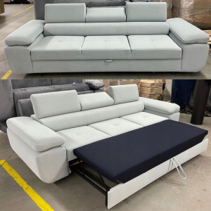 SOFA z Funkcją Spania KANAPA WILD Matt Velvet