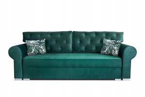 SOFA Kanapa MONACO PIC Butelkowa zieleń PIKOWANA