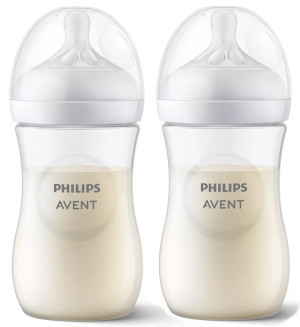 2 x Butelka do karmienia Avent Natural 260 ml RESPONSE