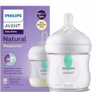 Avent RESPONSE butelka125 natural z wkładką air free