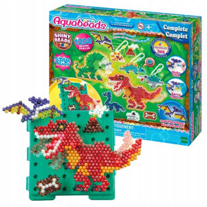 Aquabeads Dinozaury 1200 Elementów Koraliki 4+