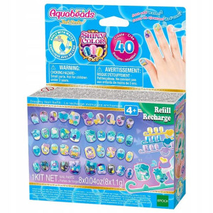 Aquabeads Zestaw Uzupełniający Studio Paznokci 4+