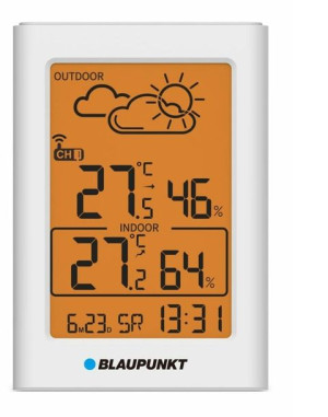 Stacja pogodowa Blaupunkt WS15WH z czujnikiem zewn.