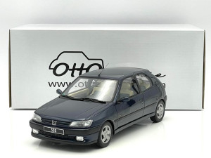 Peugeot 306 Eden Park dark blue 1995 Otto Mobile 1:18