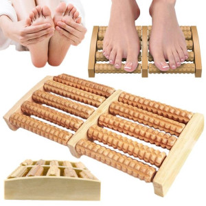 M. Masażer Do Stóp Tradycyjny Drewniany Roller 2x5