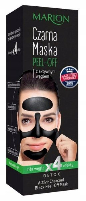 Czarna maska PEEL - OFF z aktywnym węglem