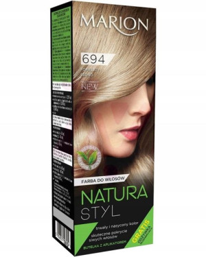 popielaty blond - farba do włosów 80ml + odżyw