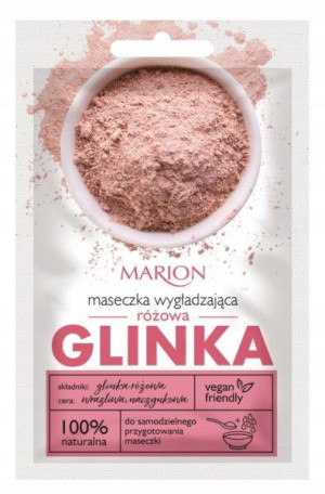 Różowa glinka maseczka wygładzająca