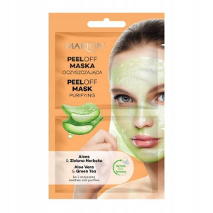 Maseczka peel-off Aloes I Zielona Herbata, 18 ml