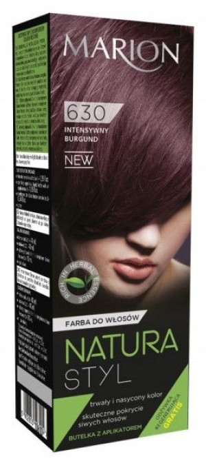 intensywny burgund - farba do włosów 80ml +