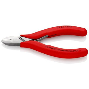 Szczypce tnące boczne dla elektroników 77 21 115 N KNIPEX