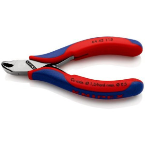 Szczypce tnące kątowe dla elektroników 64 42 115 KNIPEX