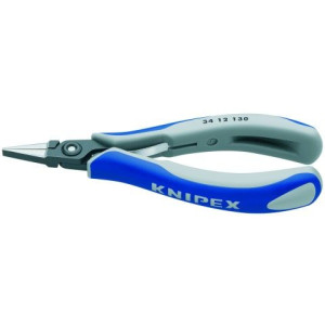 Szczypce precyzyjne dla elektroników, szczęki płaskie 34 12 130 KNIPEX