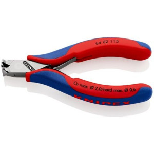 Szczypce tnące czołowe dla elektroników 64 02 115 KNIPEX