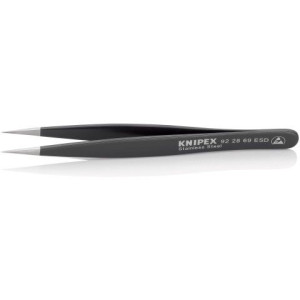 Pinceta precyzyjna, ostro zakończona 92 28 69 ESD KNIPEX