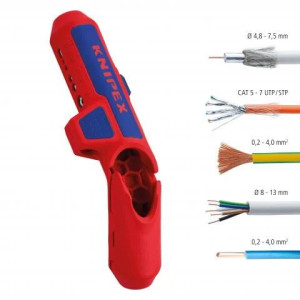 Uniwersalne narzędzie do ściągania izolacji ErgoStrip 16 95 01 SB KNIPEX