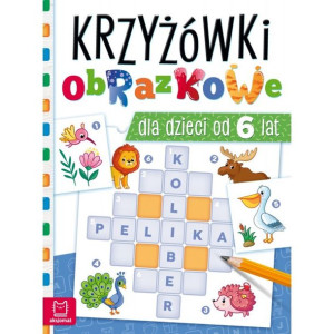 AKSJ 30416 krzyżówki obrazkowe dla dzieci od 6 lat
