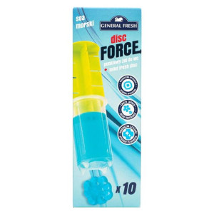 General Fresh Disc Force Punktowe żelowe krążki do WC morski 60ml