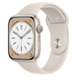 Apple Watch Series 8 GPS 45mm Starlight Aluminium Case with Starlight