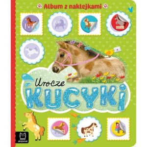 AKSJ 31697 urocze kucyki album z naklejkami