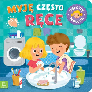 AKSJ 32151 myje często ręce. Zdrowy maluch.