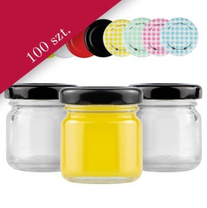 Słoik 40ml Zestaw 100 Sztuk | Słoiczek 40ml