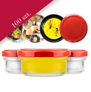Słoik 65ml - Zestaw 100 Sztuk