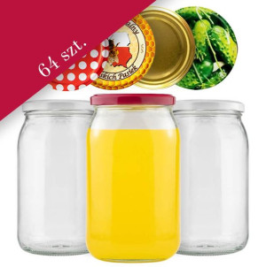 SŁOIK 900ml - ZESTAW 64szt.