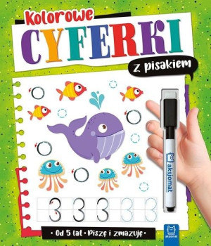 Aksj Kolorowe Cyferki Z Pisakiem 35565