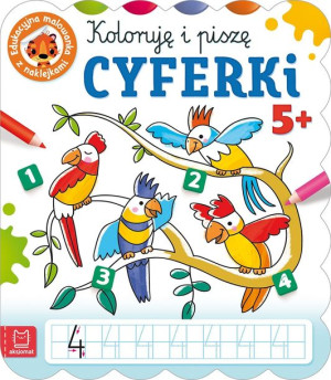 Aksj Koloruję I Piszę Cyferki 5+ 33608