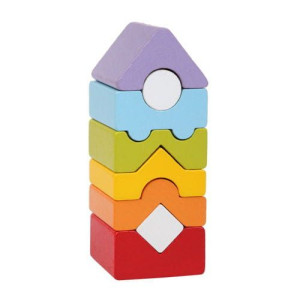 Drewniana wieża sorter klocki Cubika LD 12