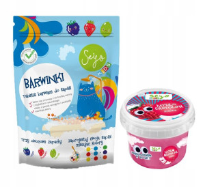 Zestaw Seyo Kids Barwniki i Ciastolina Do Kąpieli