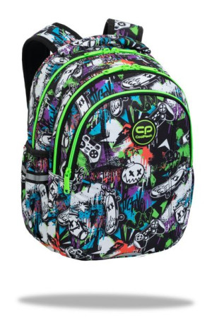 Plecak CoolPack Peek a boo grafitti pad czarny napisy 1-3k