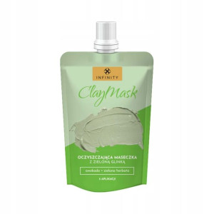 Infinity Maseczka z Zieloną Glinką Avocado 50 ml
