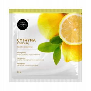Aroma Home Saszetka Zapachowa Cytryna z Bazylią