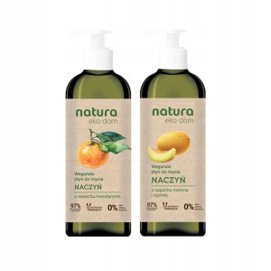 Zestaw Natura Eko Płyn do Mycia Naczyń 2 x 750 ml