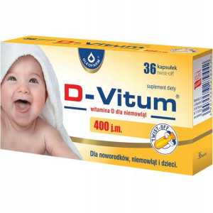 Oleofarm D-VITUM Witamina D Dla Niemowląt 36 szt.