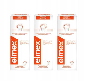 Zestaw Elmex Płyn Do Płukania Ust 3 x 400ml