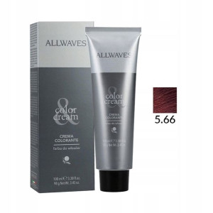 Allwaves Farba Do Włosów 5.66 Płomienna Czerwień