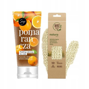 Seyo Peeling Cukrowy Pomarańcza Rękawica Do Masażu