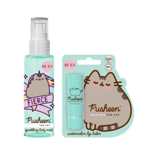 Zestaw Pusheen Mgiełka Do Ciała + Pomadka Arbuz