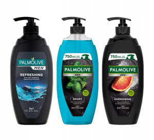 Zestaw Palmolive Men Żele Pod Prysznic 3w1 3x750ml