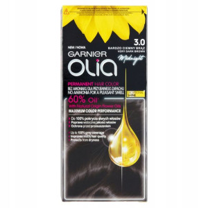 Garnier Olia Farba 3.0 Bardzo Ciemny Brąz Nowa