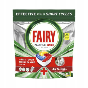 Fairy Tabletki Do Zmywarek PLATINUM LEMON 25 szt.