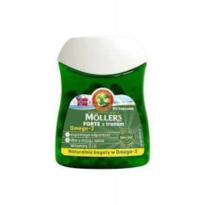 Moller's Forte z Tranem Suplement Diety 60 szt.