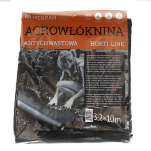 Mergan Horti-Line Agrowłoknina Czarna 3,2m x 10mb