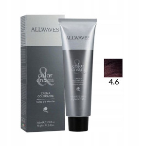 Allwaves Farba Do Włosów 4.6 Purpurowy Kasztan